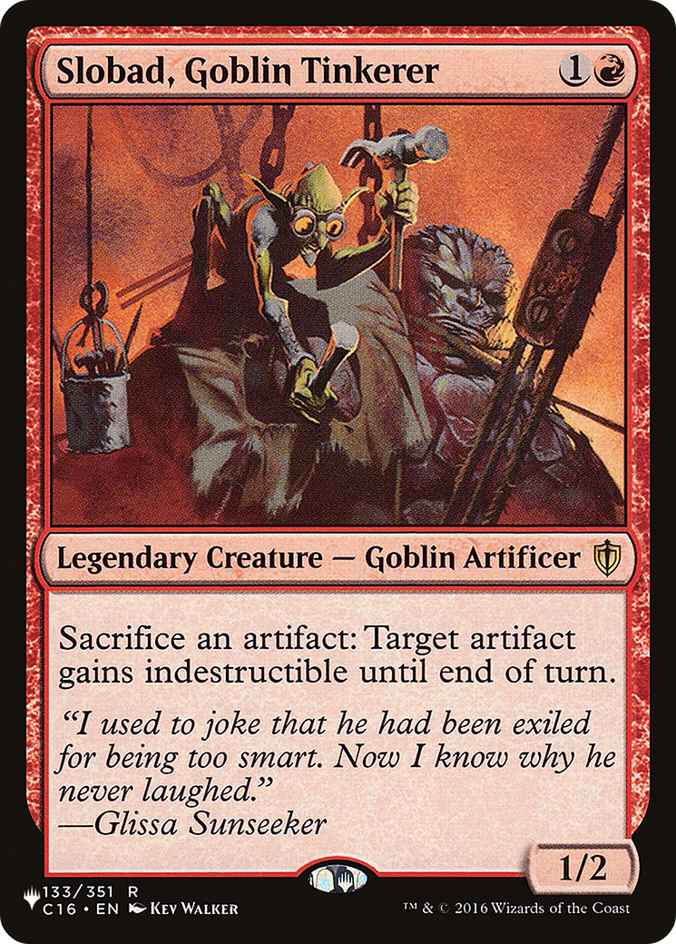 Image of Slobad, Goblin Tinkerer [The List]