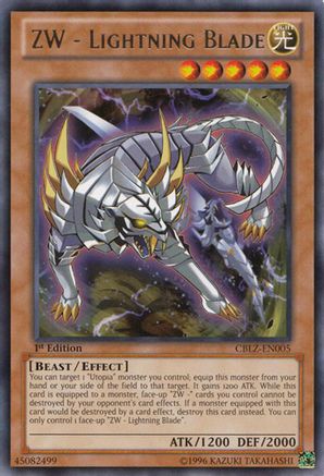 Image of ZW - Lightning Blade [CBLZ-EN005] Rare