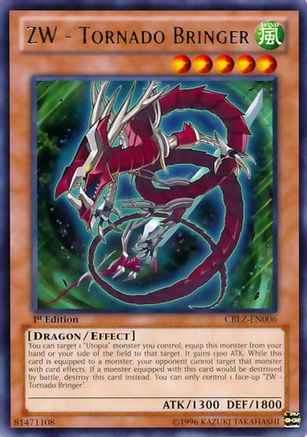 Image of ZW - Tornado Bringer [CBLZ-EN006] Rare