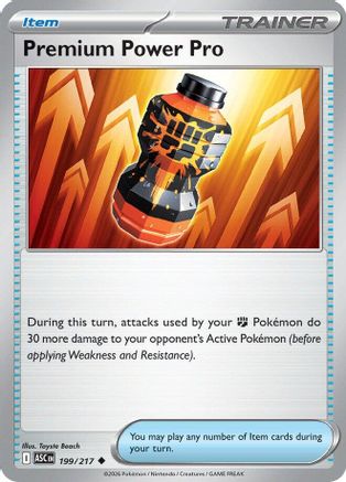 Image of Premium Power Pro 199  - Reverse Holofoil ME Ascended Heroes - Uncommon