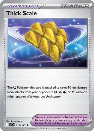Image of Thick Scale 211  - Reverse Holofoil ME Ascended Heroes - Uncommon