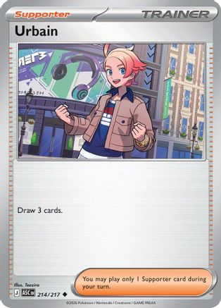 Image of Urbain 214  - Reverse Holofoil ME Ascended Heroes - Uncommon