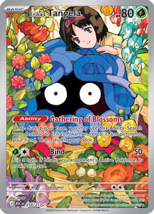 Image of Erika's Tangela (218/217) [Mega Evolution: Ascended Heroes]