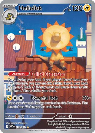 Image of Heliolisk (229/217) [Mega Evolution: Ascended Heroes]