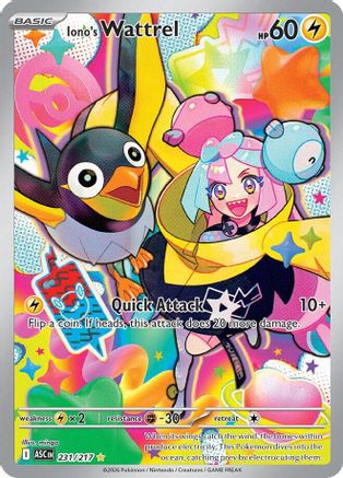 Image of Iono's Wattrel (231/217) [Mega Evolution: Ascended Heroes]