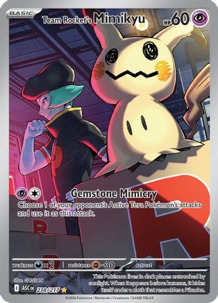 Image of Team Rocket's Mimikyu (238/217) [Mega Evolution: Ascended Heroes]