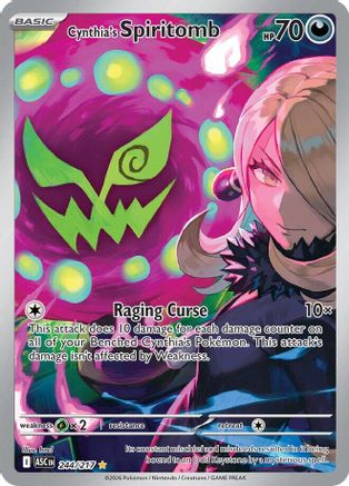 Image of Cynthia's Spiritomb (244/217) [Mega Evolution: Ascended Heroes]