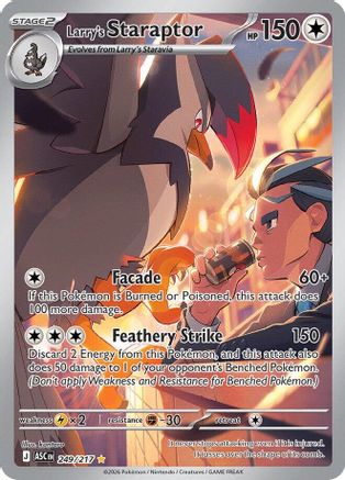 Image of Larry's Staraptor (249/217) [Mega Evolution: Ascended Heroes]