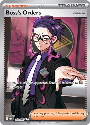 Image of Boss's Orders [Corbeau] - 256/217 [Mega Evolution: Ascended Heroes]