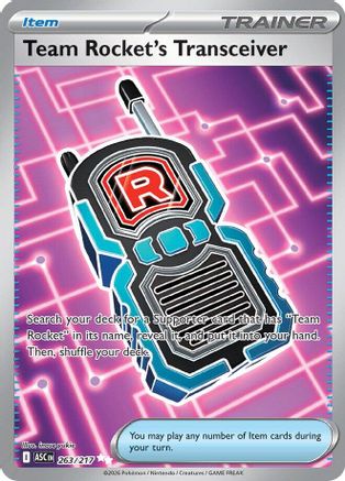 Image of Team Rocket's Transceiver (263/217) [Mega Evolution: Ascended Heroes]