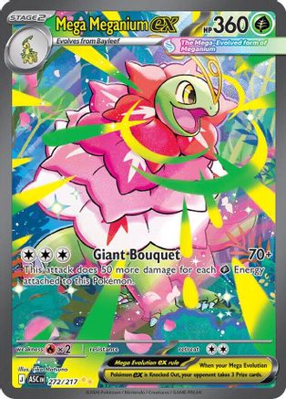 Image of Mega Meganium ex (272/217) [Mega Evolution: Ascended Heroes]