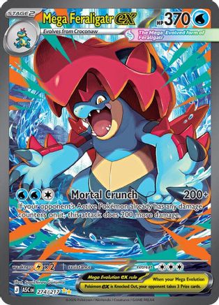 Image of Mega Feraligatr ex (274/217) [Mega Evolution: Ascended Heroes]