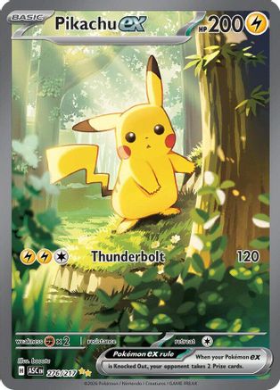 Image of Pikachu ex (276/217) [Mega Evolution: Ascended Heroes]