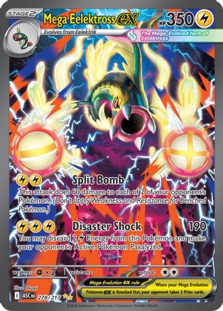 Image of Mega Eelektross ex (278/217) [Mega Evolution: Ascended Heroes]