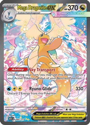 Image of Mega Dragonite ex (290/217) [Mega Evolution: Ascended Heroes]