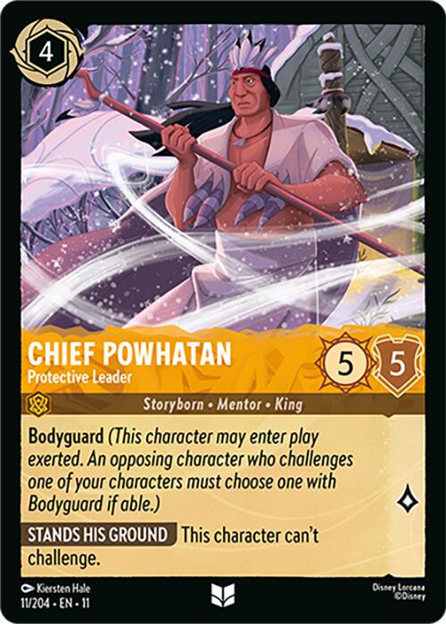 Image of Chief Powhatan - Protective Leader (11/204) [Winterspell]