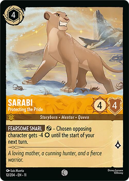 Image of Sarabi - Protecting the Pride (12/204) [Winterspell]