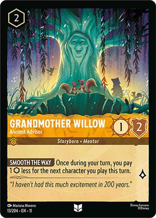Image of Grandmother Willow - Ancient Advisor (13/204) [Winterspell]