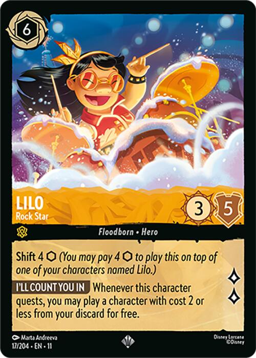 Image of Lilo - Rock Star (17/204) [Winterspell]