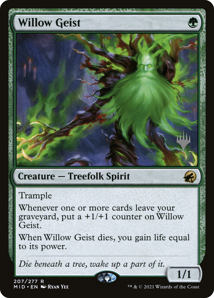 Image of Willow Geist (Promo Pack) [Innistrad: Midnight Hunt Promos]