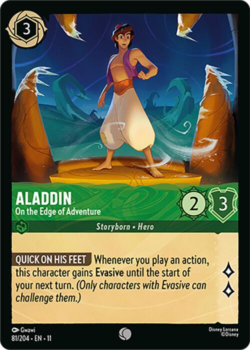 Image of Aladdin - On the Edge of Adventure (81/204) [Winterspell]