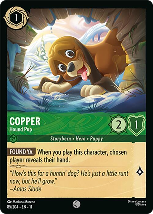 Image of Copper - Hound Pup (85/204) [Winterspell]