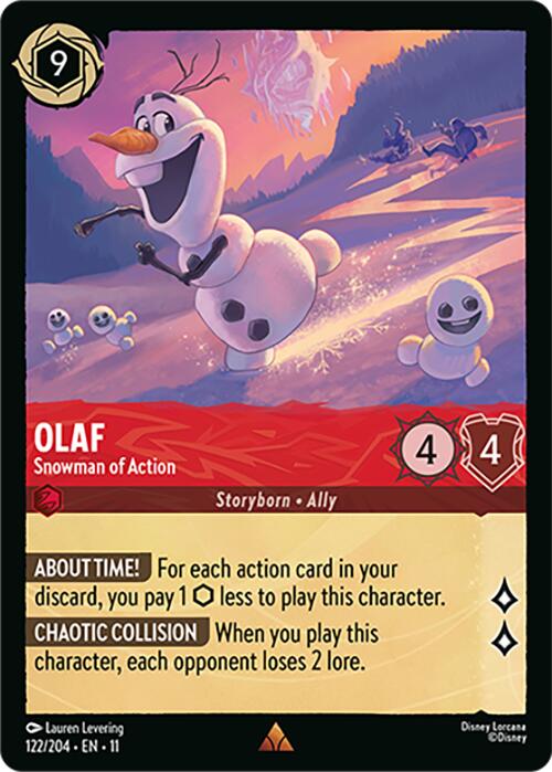 Image of Olaf - Snowman of Action (122/204) [Winterspell]