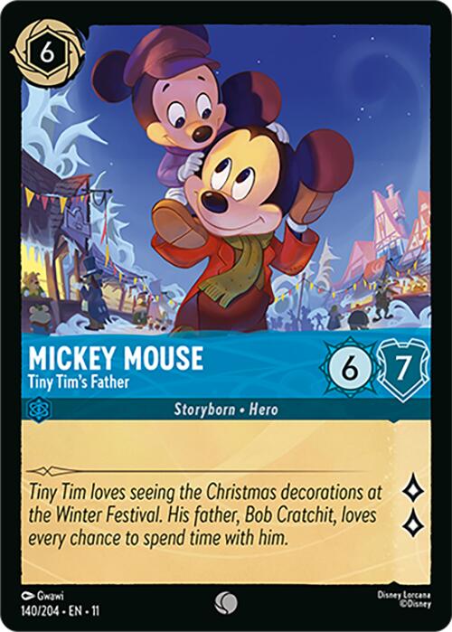 Image of Mickey Mouse - Tiny Tim's Father (140/204) [Winterspell]