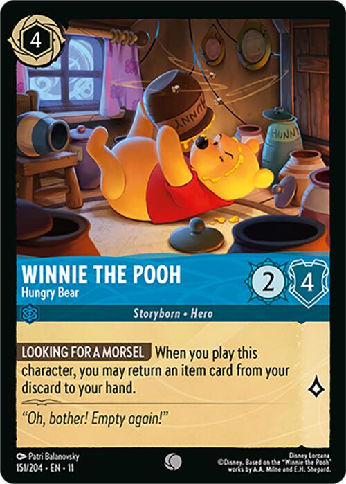Image of Winnie the Pooh - Hungry Bear (151/204) [Winterspell]