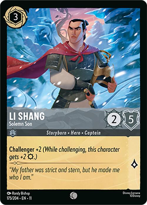 Image of Li Shang - Solemn Son (175/204) [Winterspell]