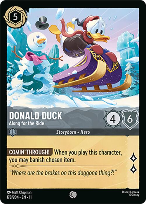 Image of Donald Duck - Along for the Ride (178/204) [Winterspell]
