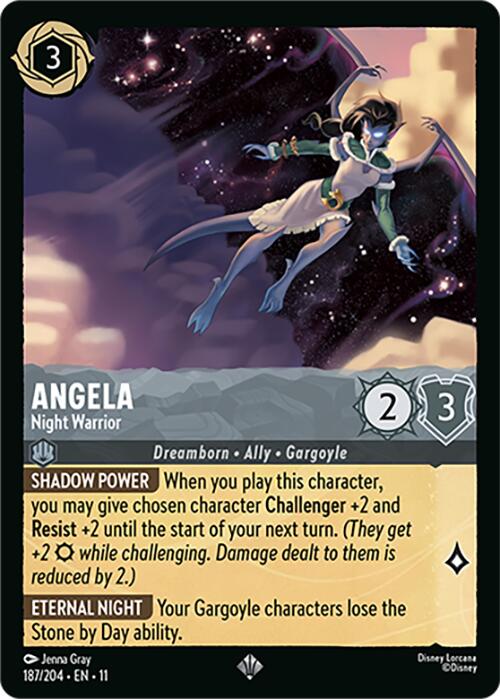 Image of Angela - Night Warrior (187/204) [Winterspell]