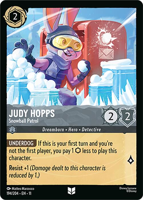 Image of Judy Hopps - Snowball Patrol (194/204) [Winterspell]
