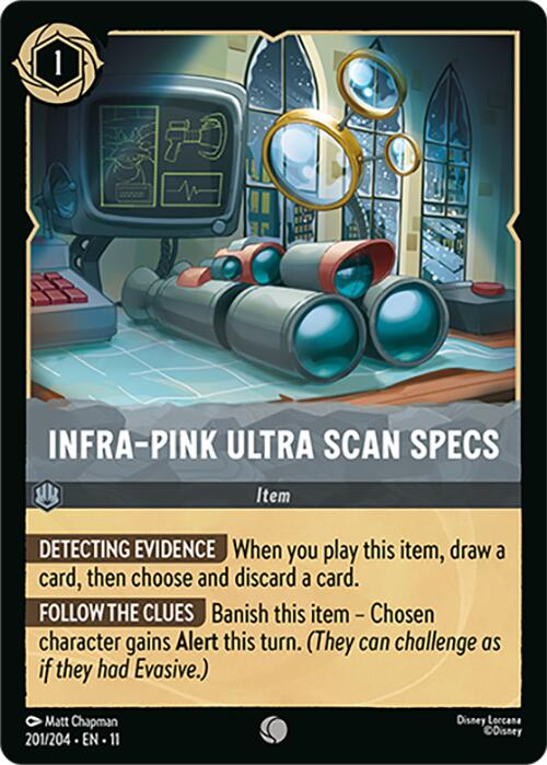 Image of Infra-Pink Ultra Scan Specs (201/204) [Winterspell]