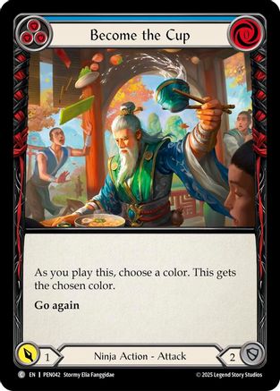 Image of Become The Cup (Blue) (Regular) [PEN042] (Compendium of Rathe)