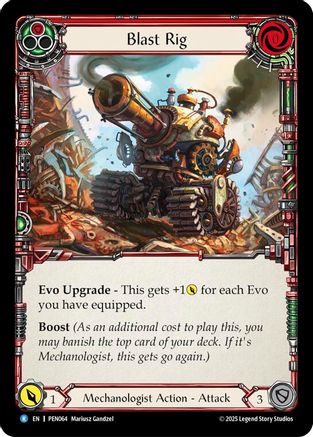 Image of Blast Rig (Red) (Regular) [PEN064] (Compendium of Rathe)