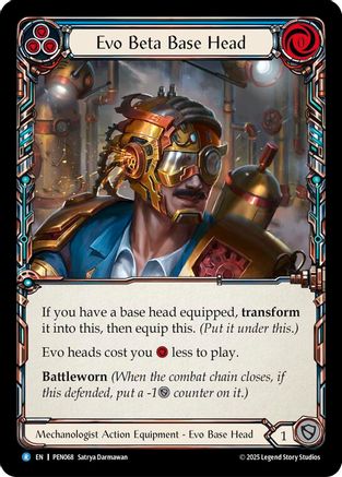 Image of Evo Beta Base Head (Blue) (Regular) [PEN068] (Compendium of Rathe)
