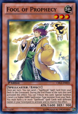 Image of Fool of Prophecy [CBLZ-EN035] Super Rare