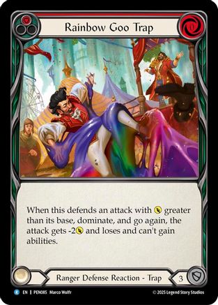 Image of Rainbow Goo Trap (Red) (Regular) [PEN085] (Compendium of Rathe)