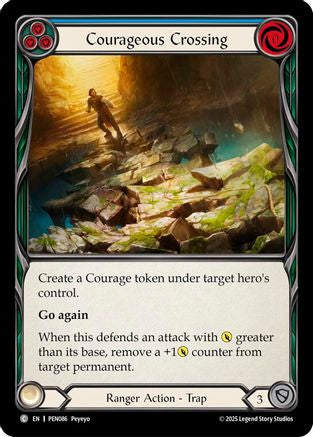 Image of Courageous Crossing (Blue) (Regular) [PEN086] (Compendium of Rathe)