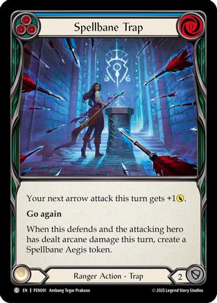 Image of Spellbane Trap (Blue) (Regular) [PEN091] (Compendium of Rathe)