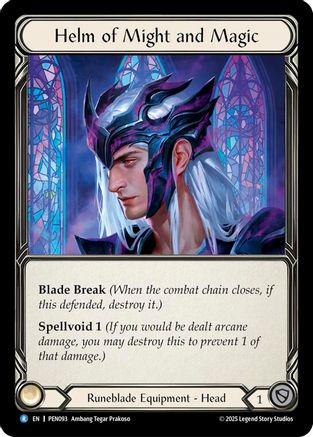 Image of Helm Of Might And Magic [PEN093] (Compendium of Rathe)