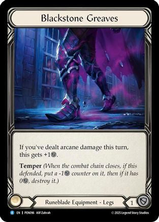 Image of Blackstone Greaves [PEN096] (Compendium of Rathe)