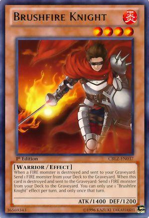 Image of Brushfire Knight [CBLZ-EN037] Rare