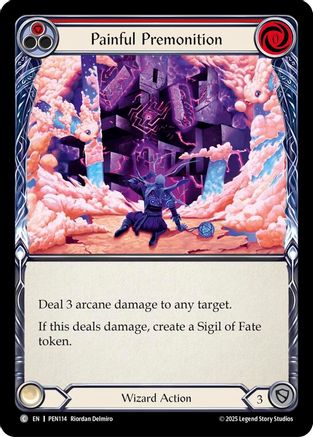 Image of Painful Premonition (Red) (Regular) [PEN114] (Compendium of Rathe)