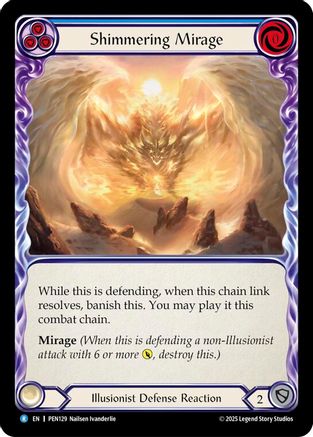 Image of Shimmering Mirage (Blue) (Regular) [PEN129] (Compendium of Rathe)