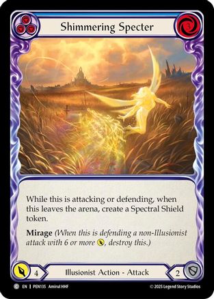Image of Shimmering Specter (Blue) (Regular) [PEN135] (Compendium of Rathe)