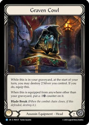 Image of Graven Cowl [PEN137] (Compendium of Rathe)