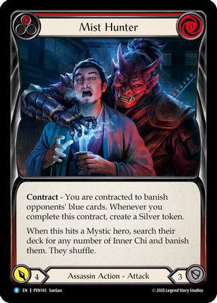 Image of Mist Hunter (Red) (Regular) [PEN143] (Compendium of Rathe)