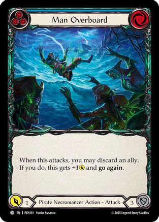 Image of Man Overboard (Blue) (Regular) [PEN161] (Compendium of Rathe)
